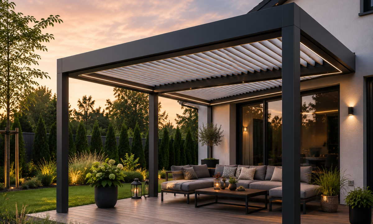 Pergola aus Polen mit Montage – wie entsteht auf der Terrasse ein geschützter Designraum für entspannte Stunden im Freien?