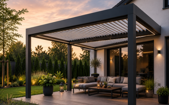 Pergola aus Polen mit Montage – wie entsteht auf der Terrasse ein geschützter Designraum für entspannte Stunden im Freien?